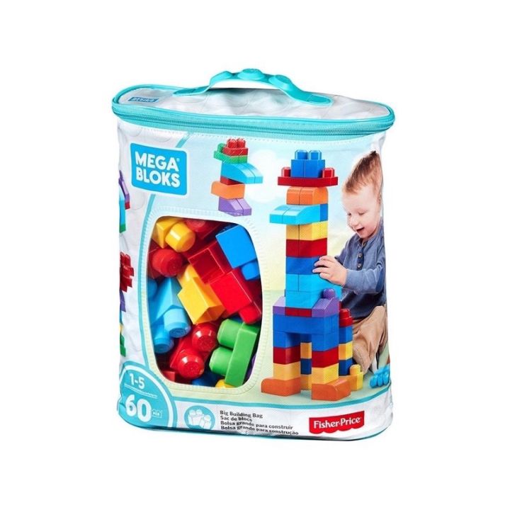 ของแท้-mega-bloks-first-builders-big-building-bag-ตัวต่อ-เมกะ-บล๊อค-บล๊อคตัวต่อ