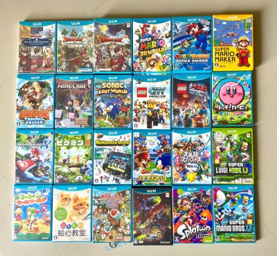 แผ่นเกมส์ WiiU แท้ มือสอง(original Japan only)สำหรับเครื่องโซนญี่ปุ่น