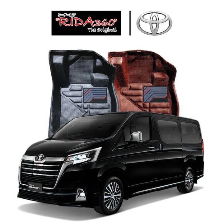 พรมปูพื้นรถยนต์-rida360-ตรงรุ่น-toyota-majesty-2019-ปัจจุบัน