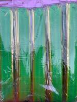 (สีเขียว) (ยกห่อ10 ชิ้น) ขนาด 50 มม.โบว์ริบบิ้น โบว์รูด ริบบิ้นกึ่งสำเร็จรูป โบว์ติดของขวัญ