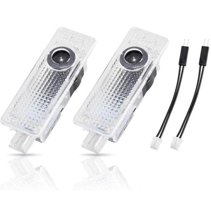 2pcs Led Projector Light Car Door Lamp Car Accessories For Mini