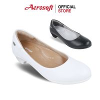 Aerosoftรองเท้าพยาบาลเพื่อสุขภาพรุ่นArch support(หนุนอุ้งเท้า)CW3431มีส้น