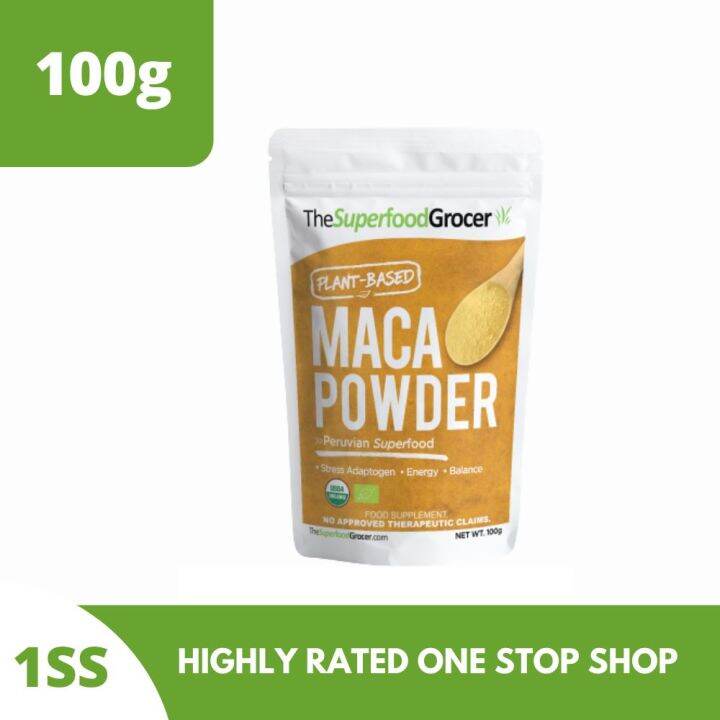 The Superfood Grocer Plant Based Maca Powder, 100g Lazada PH
