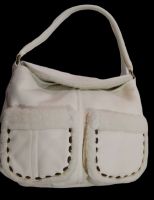 GAP? cream/white sheep Hobo Bag ???Size ยาว12" × สูง 9.5"  หนังนุ่ม