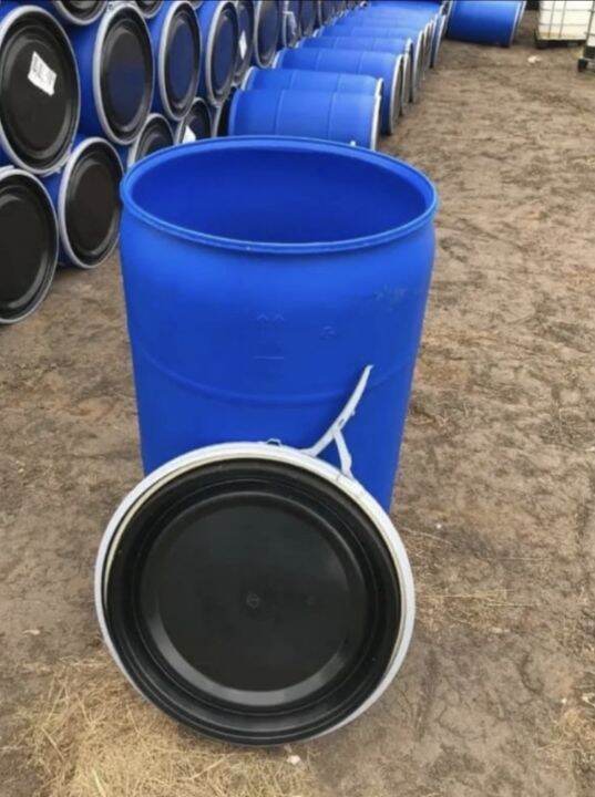 Heavy duty plastic container drum 200 litres Lazada PH