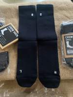 nobull crew sock crossfit weight lifting sock black