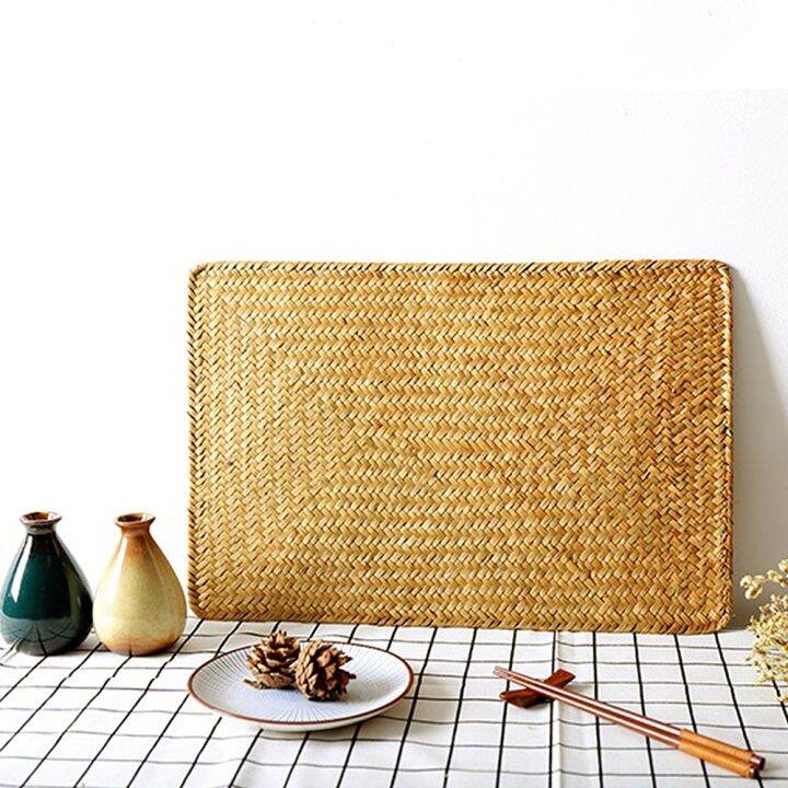 Woven Placemats Seagrass Place Mats Rattan Wicker Table Mats for Dining