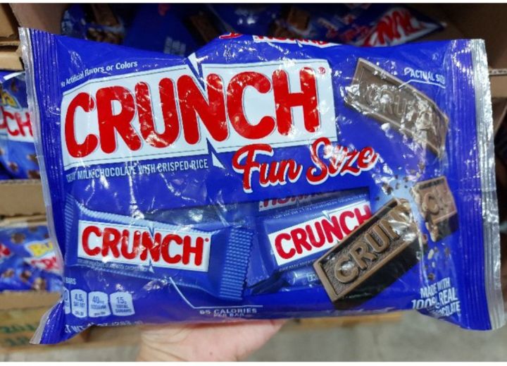 Nestle Crunch Fun Size Milk Chocolate Bars 283.4g