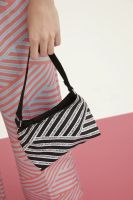 GENTLEWOMAN PUZZLED STRIPE SHOULDER BAG