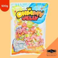 Ohmmy Jelly / โอมมี่เยลลี่ กัมมี่เยลลี่ มินิแซนด์วิช 500ก.และ420ก. [รวมรสผลไม้] นุ่มอร่อย Halal