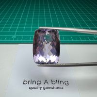 อเมทิสต์ Amethyst สีชมพูกุหลาบ(rose de france) น้ำหนัก 20.75 ct (20x15.2x10.3)mm