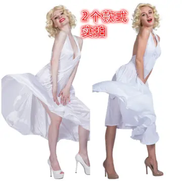 Marilyn Monroe Deluxe White Dress Costume For Women