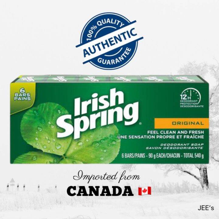 Irish Spring Soap Original 6 Bars Lazada PH