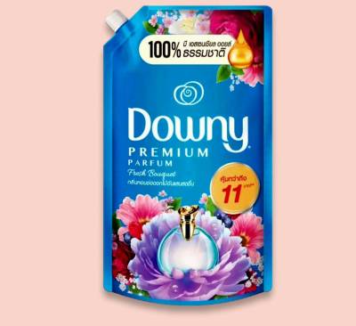 Downy น้ำยาปรับผ้านุ่มดาวนี่ สูตรเข้มข้น  ถุงเติม สูตรหอมพรีเมี่ยม 1.2ml