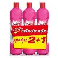 น้ำยาทำความสะอาดห้องน้ำ VIXOL 900ml แพ็ค3 ชมพู