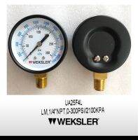 แวคคั่มเกจ เกจวัดสูญญากาศ (Vacuum Gauge) เกจวัดแรงดูด/แวคคัมเกจ PRESSURE GAUGE (DAY) "WEKSLER"UA25