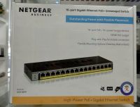 Netgear 16 port Gigabit Ethernet POE Unmanned Switch 183w POE Budget (GS116PP) ประกันศูนย์ไทย 2ปี