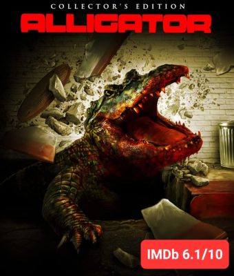 DVD โคตรไอ้เคี่ยม Alligator : 1980 #หนังฝรั่ง (เสียงอังกฤษ/ซับไทย-อังกฤษ) ระทึกขวัญ ทริลเลอร์ ไซไฟ