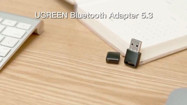 Ugreen CM591 USB 5.3 Bluetooth Adapter Dongle Transmitter Windows PC