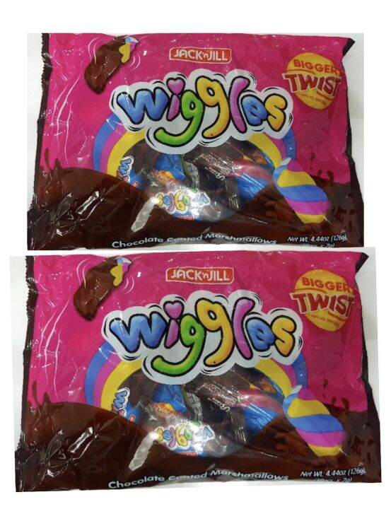 Wiggles chocolate coated marshmallows 1packx18pcsx7g Lazada PH