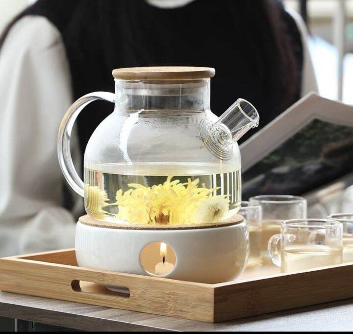 Ceramic Teapot Warmer/Teapot Based (Free 10 candle) Ready Stock Lazada