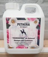 Pethera แชมพูฟื้นฟูผิว+รักษาโรคผิวหนัง ขี้เรื้อน เชื้อรายีสต์ หอม 1ลิตร