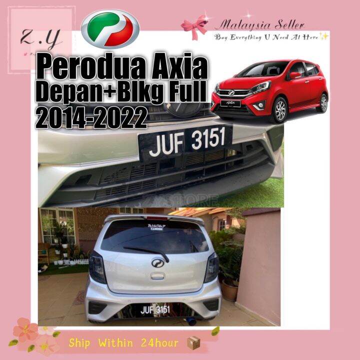 Perodua Axia 2014,2015,2016,2017,2018,2019,2020,2021,2022 Car number ...