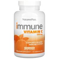 NaturesPlus Immune Vitamin C 500 mg Citrus Natural Bioflavonoids Rutin &amp; Superfoods Non Acidic &amp; Gentle on The Stomach