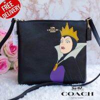 กระเป๋าสะพายข้าง Coach Disney X Coach Rowan File Bag With Evil Queen Motif