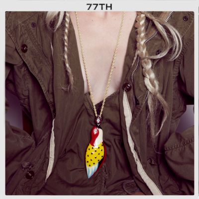 77th Mexican Parrot Necklace