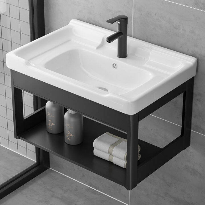 Bathroom WallMounted Wash Basin Combination Bathroom Wash