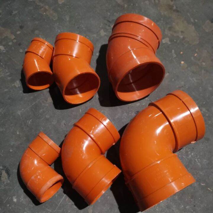 good quality thick sanitary Pvc orange elbow 2 elbow 3 elbow4 | Lazada PH