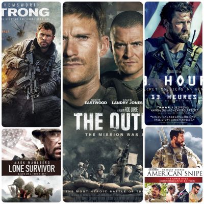 DVD  หนังสงคราม-แอคชั่น ☆TheOutpost☆13Hours☆12Strong☆LonSurvivor☆AmericanSniper - มัดรวม 5 เรื่องดัง #แพ็คสุดคุ้ม