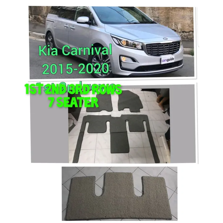 Kia Grand Carnival 20152021 7 seater Nomad rubber car mat Carnival 7