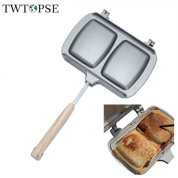 Mini Sandwich Maker,Pie Maker, Hot Dog Toaster With Detachable Handles  Campfire Cooking Equipment Pie Irons for Camping Cast Iron Mountain Pie  Maker