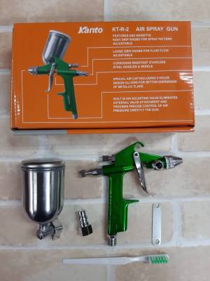 Kanto กาพ่นสีหงาย 200cc หัวฉีด 0.5 มม. รุ่น KT-R-2 ( Air Spray Gun ) กาพ่นสี KT-R2