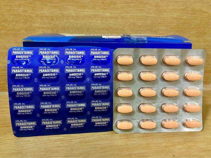 Biogesic 20's Tablet 500mg (For Pain Relief & Fever) Lazada PH