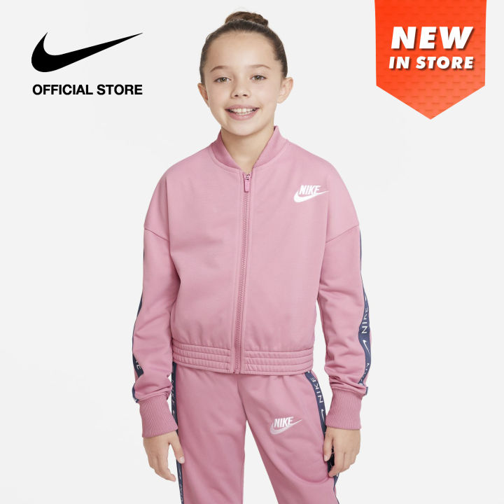 Nike Kids' Sportswear Big Kids' (Girls') Tracksuit - Elemental Pink ...