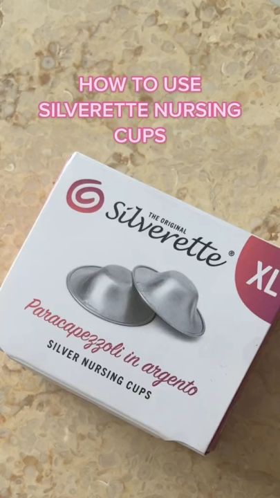 Silverette - Silver Nursing Cups W/ O-Feel - Regular