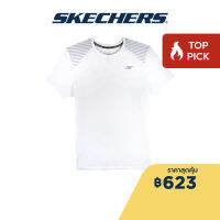 Skechers สเก็ตเชอร์ส เสื้อยืดวิ่งแขนสั้นผู้ชาย Men Running Tee Apparel - SP22Q4M422-00JA