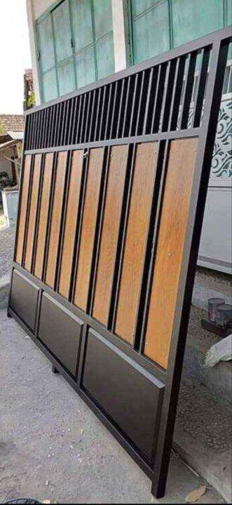 pagar besi motif kayu | Lazada Indonesia