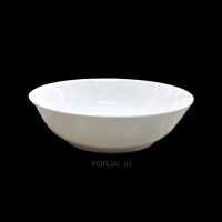 ชาม 7.5" นิ้ว ชามแกง 7.5"#B1047-7.5 สีขาว ชามเมลามีนแท้ Melamine Ware