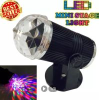 ไฟดิสโก้เทค ไฟเทค ไฟเธค ไฟดิสโก้ ไฟปาร์ตี้ LED Mini Stage Lightสีดำ รุ่นไฟ220 V.