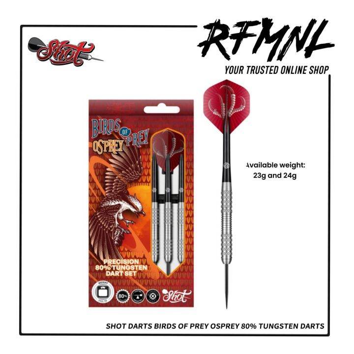 Shot Redline Mach One 80% - Fléchettes pointe Acier