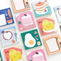 ?Memo pad breakfast กระดาษโน๊ตลายน่ารักกพร้อมเสิร์ฟฟฟ