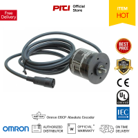 Omron E6CP-AG5C-C Rotary Encoder Absolute ขนาดแหล่งจ่าย 12-24VDC จำนวนพัลส์ต่อรอบ 256P/R เอ็นโค้ดเดอร์ออมรอน