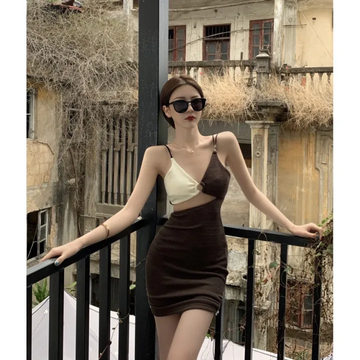 มินิเดรส เดรสสายเดี่ยวทูโทน เซ็กซี่ แซ่บมาก – No Brand – 2535719917_TH-9019015550 >>> 🇹🇭 Top1Thailand 🛒 >>> lazada.co.th 🇹🇭 🇹🇭 🇹🇭🛒🛍🛒