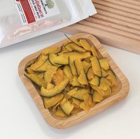 Crispy Pumpkin Chips ฟักทองกรอบ ผักผลไม้ทอดกรอบ สูญญากาศ ผลิตจากผลไม้สดแท้ 100% Real Fruits  By Garden Fruits