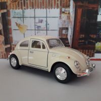 รถโมเดล รถโฟล์คคลาสสิก Volkswagen Classic Beetle เปิดประตูได้ มีระบบลานถอยวิ่ง ขนาดยาว 13 ซม. กว้าง 5ซม.