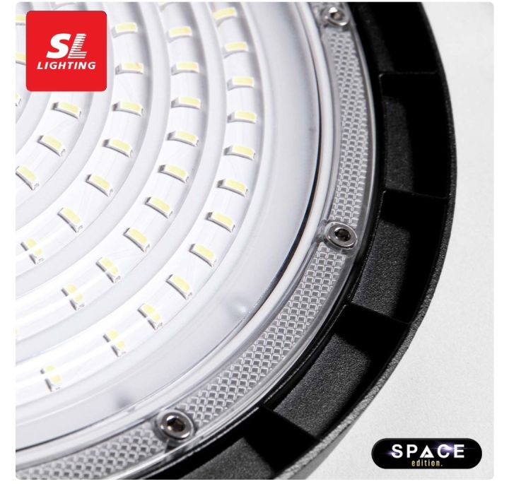 sl-lighting-ufo-led-high-bay-light-โคมไฟไฮเบย์-โกดัง-คลังสินค้า-led-รุ่น-ufo-มีให้เลือก-100w-150w-200w-100w-space-edition-high-bay-led-light-eyes-protection-authentic-led